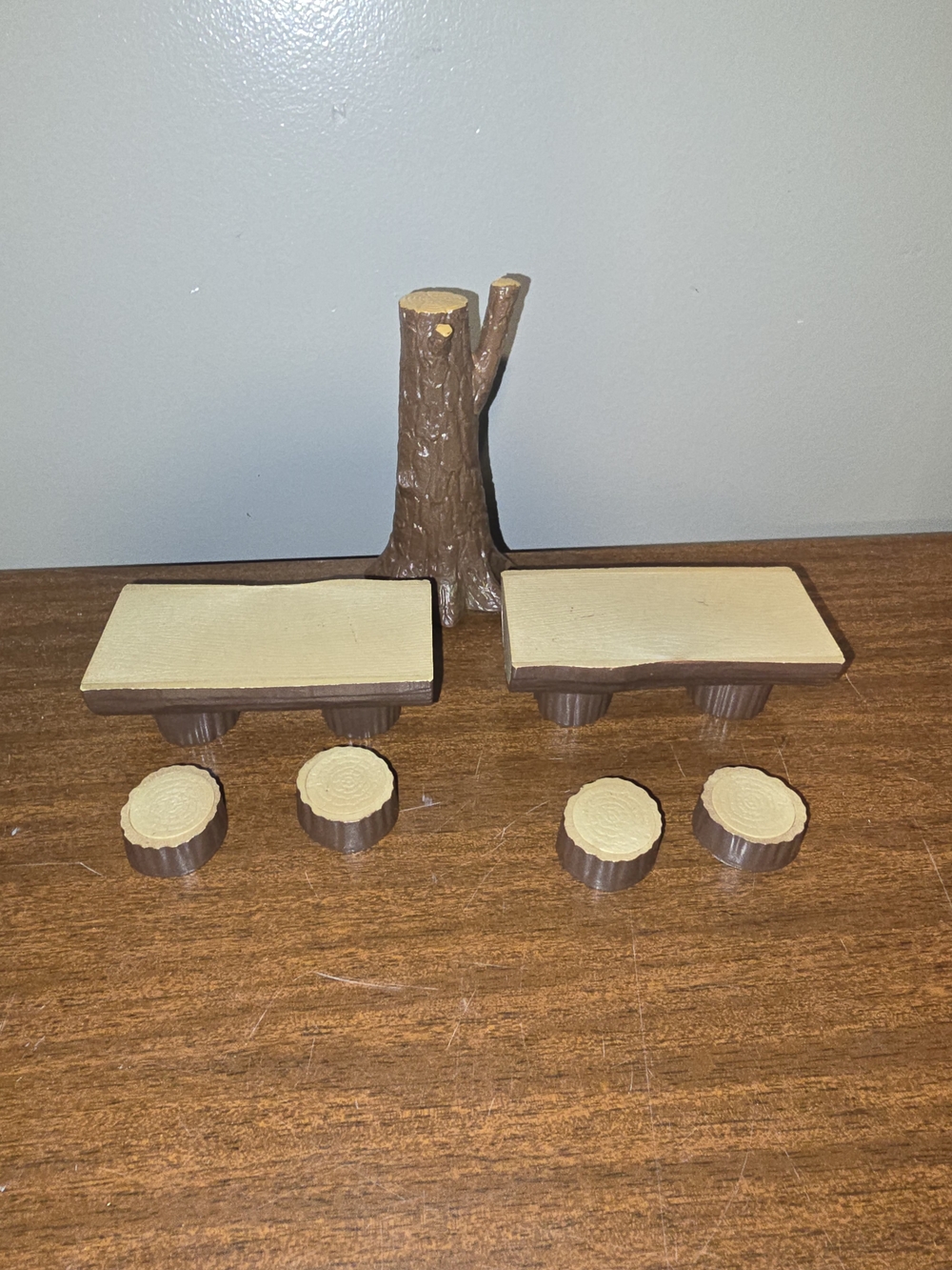 Vtg Calico Critters sylvanian families Epoch Log Stumps Lot